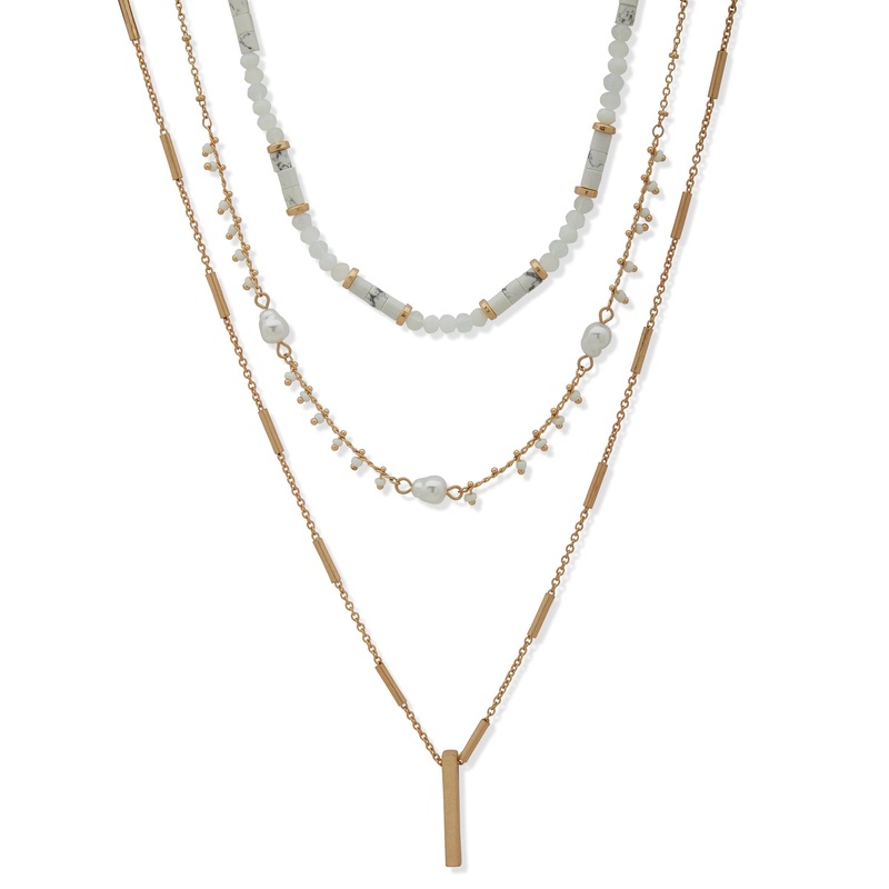 Lonna & Lilly 15N00179 NECKLACE OPEN MISCELLANEOUS BRASS NECKLACE