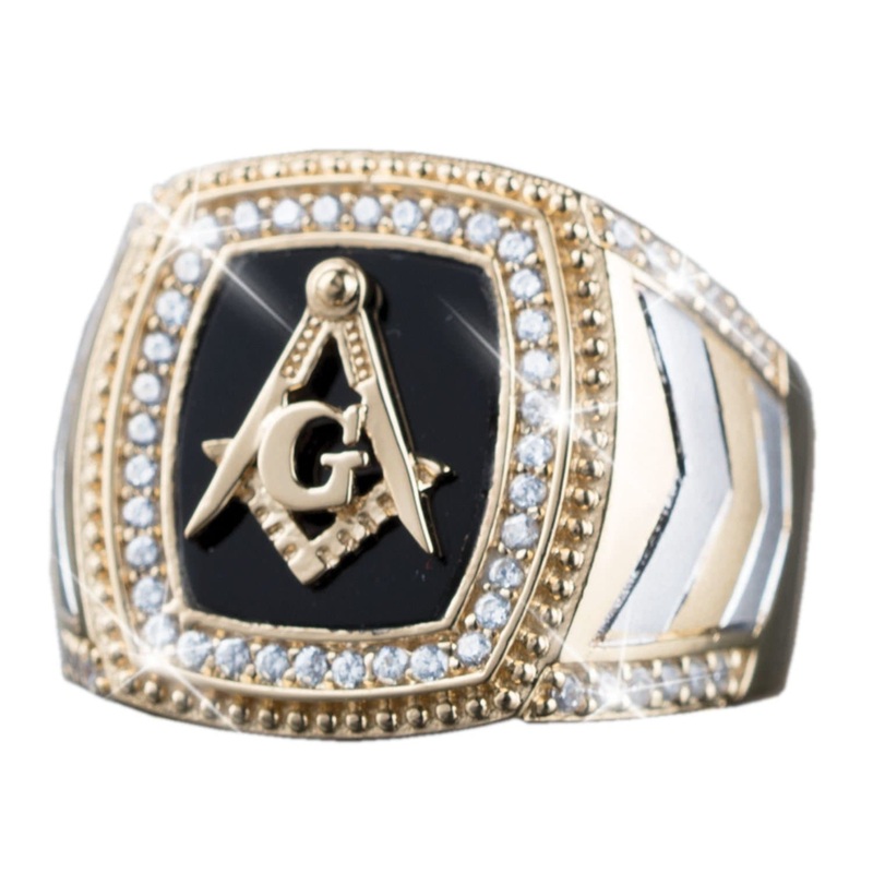 Onyx Masonic Ring 9