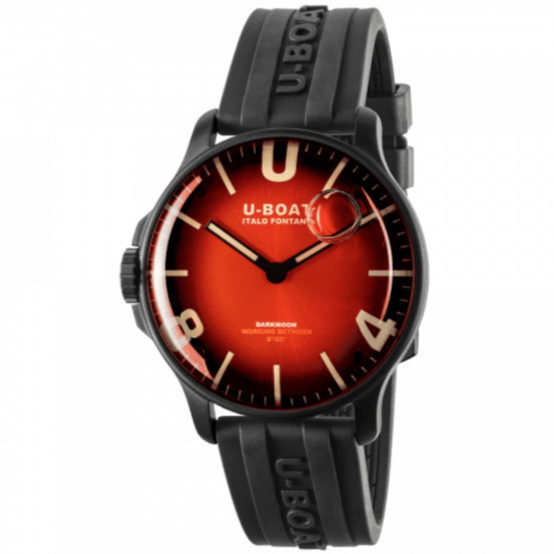 U-Boat 8697/B Darkmoon 44MM Cardinal Red IPB/B Men’s Watch