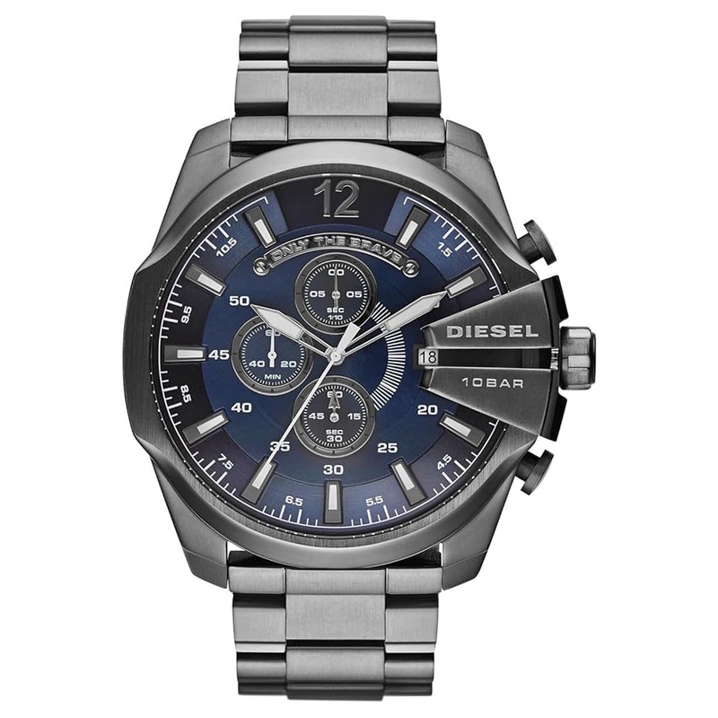 Diesel DZ4329 Mega Chief Men’s Watch 51mm Grey Stainless Steel