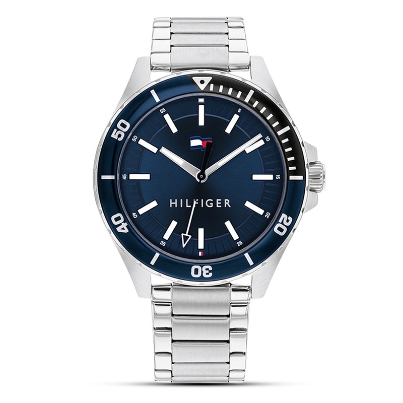 Tommy Hilfiger Logan Blue Dial Stainless Steel Watch | TH1792012
