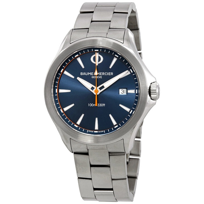 Baume et Mercier Clifton Blue Dial Men’s Watch 10413