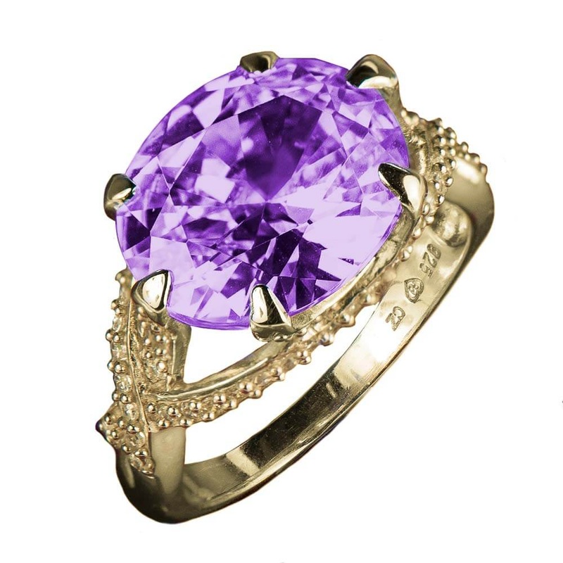 Flawless Thorn Gold Ring 5