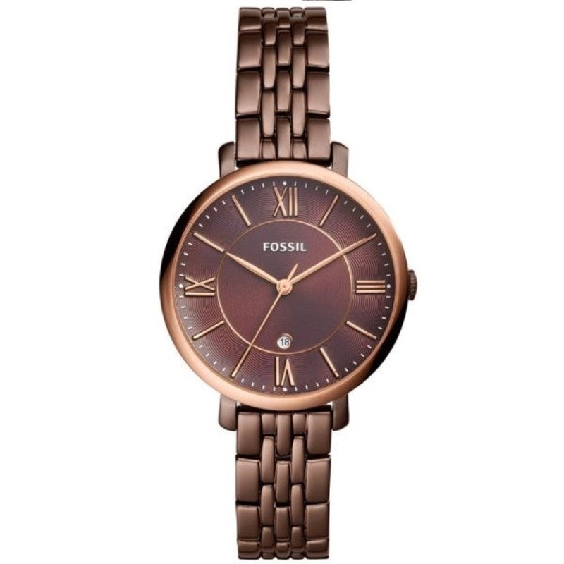 Fossil  ES4275 Womens Quartz Stainless Steel Brown Dial 36mm Watch ES4275 36 Brown Stainless Steel