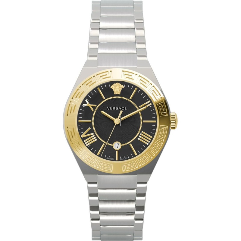 Versace Landmark Quartz Black Dial Ladies Watch VEAX00418