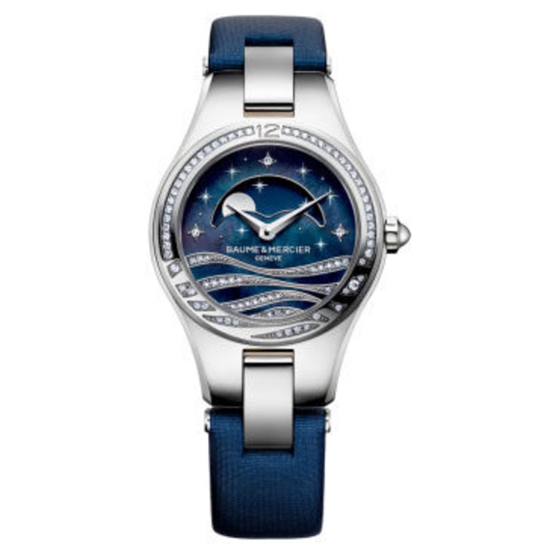 Baume et Mercier Linea NightBlue Mother of Pearl Dial Ladies Watch 10119