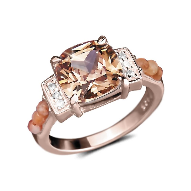 Peach Rose Ring 5