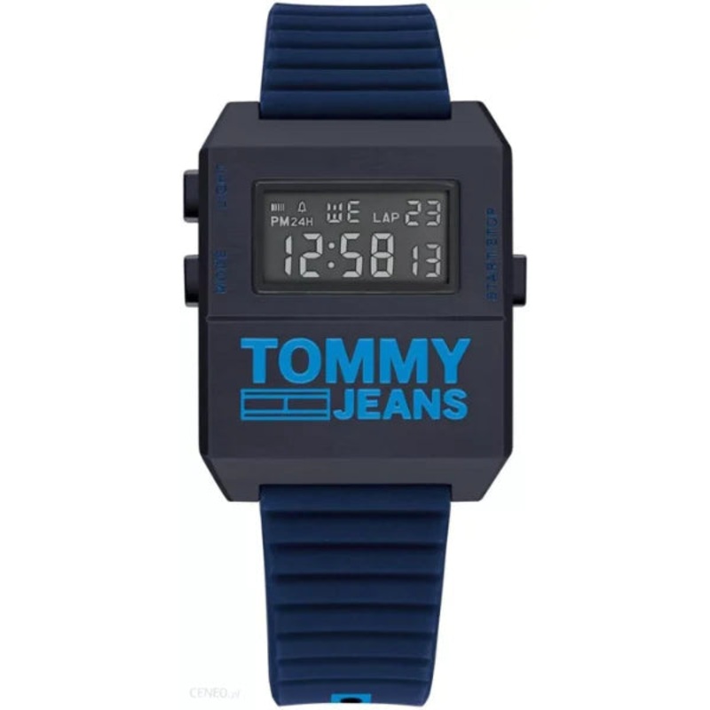 Tommy Hilfiger Tommy Jeans Expedition Blue Silicone Strap Blue Dial Quartz Unisex Watch – 1791677