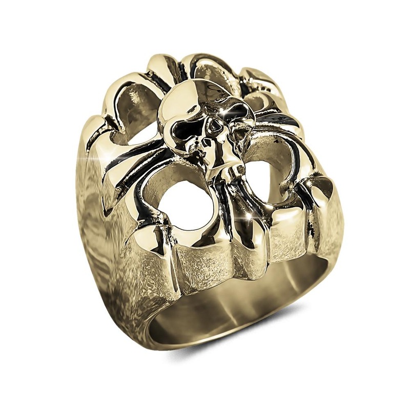 Gold Skull Arena Ring 9