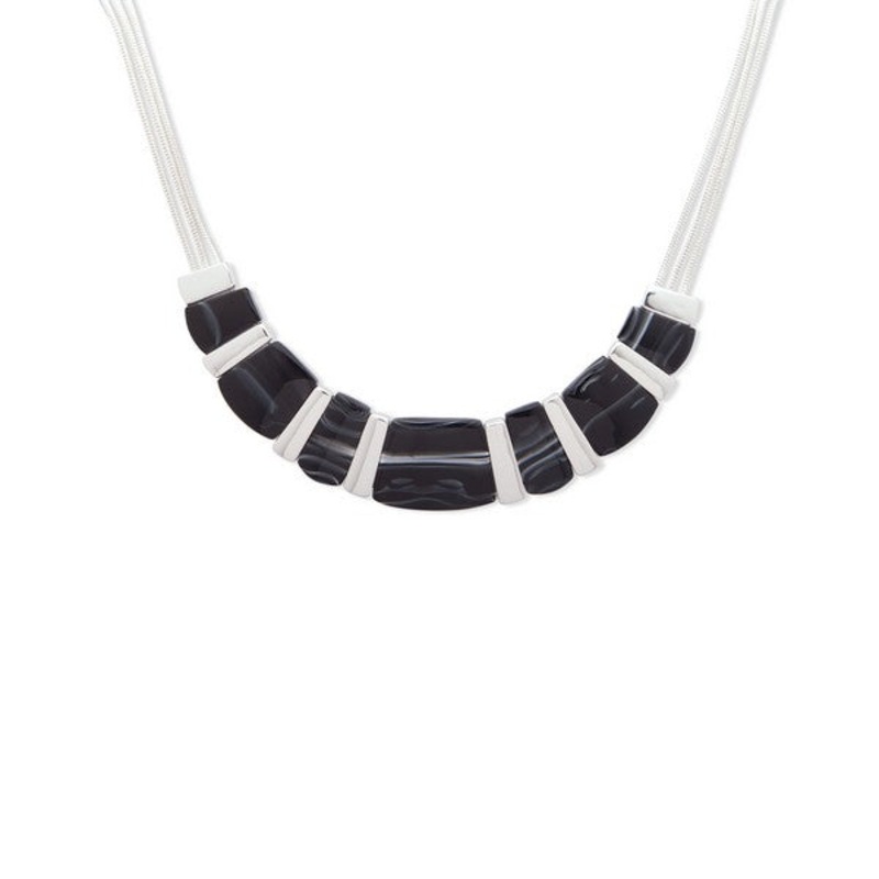 Nine West Jewelry 60467976 Necklace Black Brass Necklace