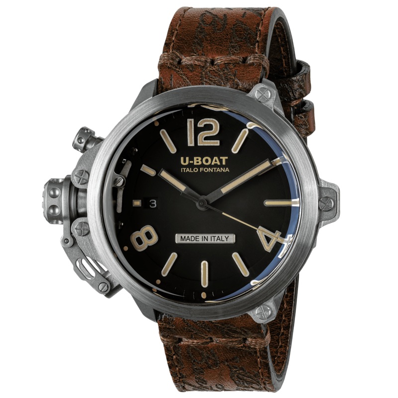 U-Boat Men’s Watch Capsule 45mm Limited Edition Black Brown 8809