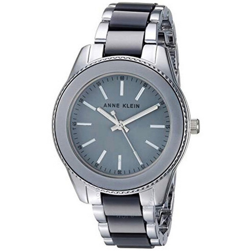 Anne Klein Women’s Watch AK/3215GYSV 36 Grey Stainless Steel