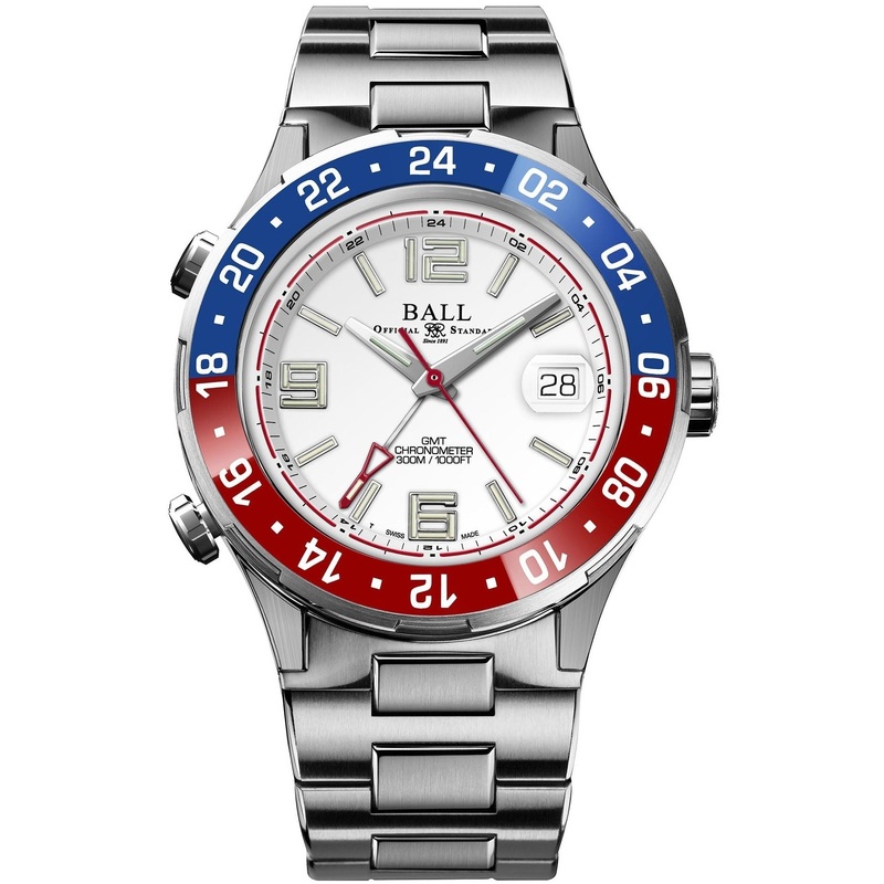 Ball Roadmaster Pilot GMT Men’s White Watch DG3038A-S2C-WH