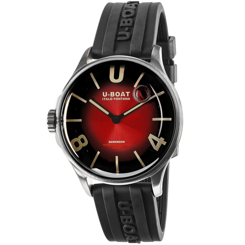U-Boat Men’s Watch Darkmoon 40 Red Soleil Steel 9500