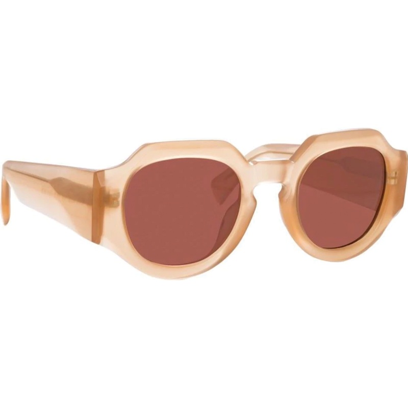 Dries Van Noten Men’s Angular Red Sunglasses DVN174C5SUN