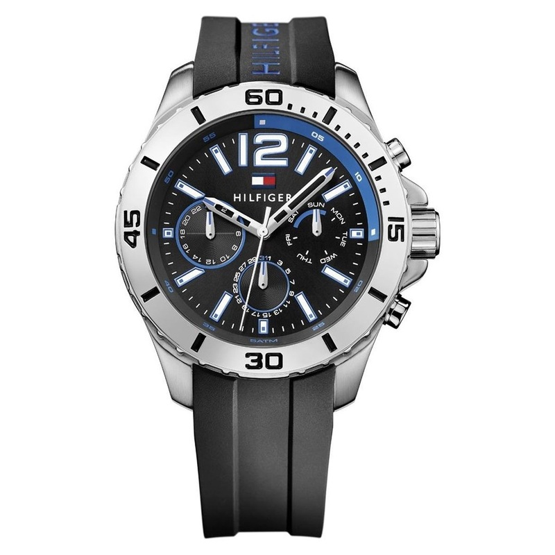 Tommy Hilfiger Men’s Watch Chronograph Cool Sport Black 1791143