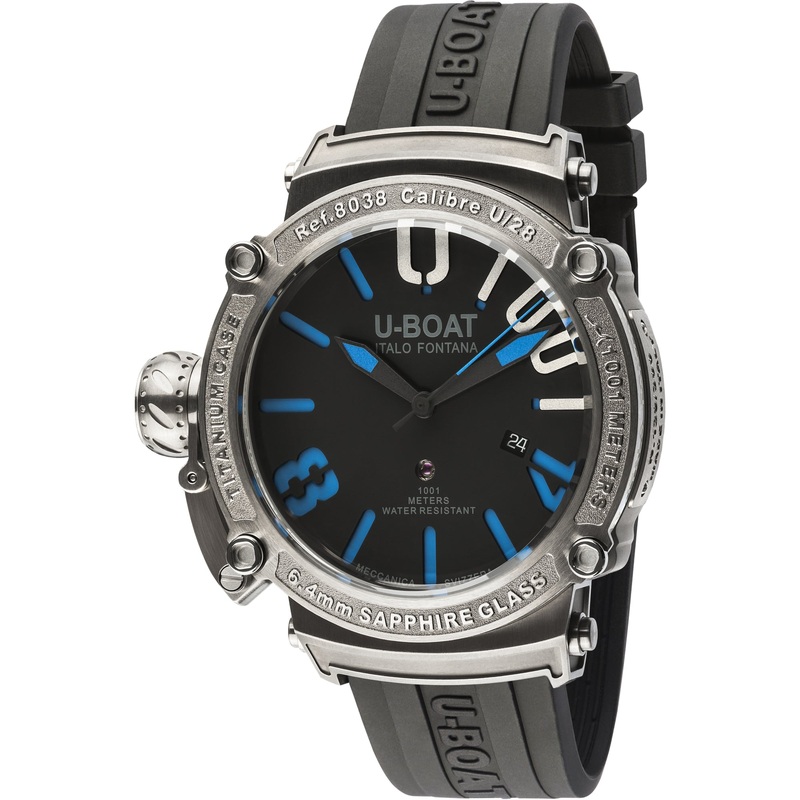U-Boat 8038 Men’s Black Classico Watch