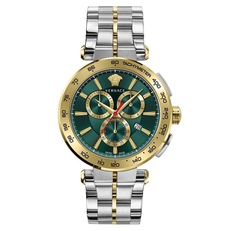 Versace Aion Chronograph Men’s Green Watch VE6CA0523
