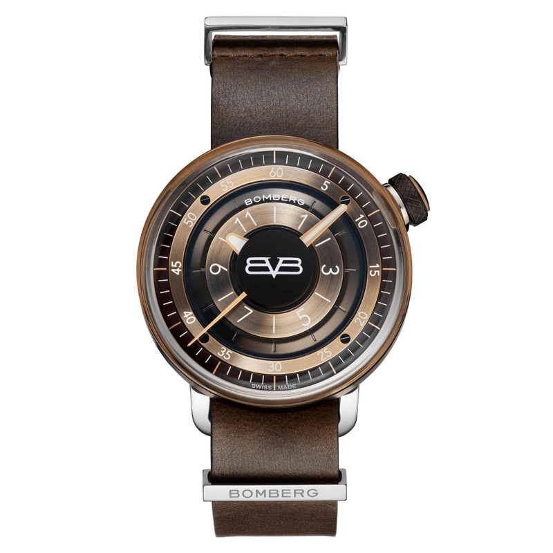 Bomberg Men’s Watch BB-01 Black PVD Brown CT43H3PBA.04-1.9