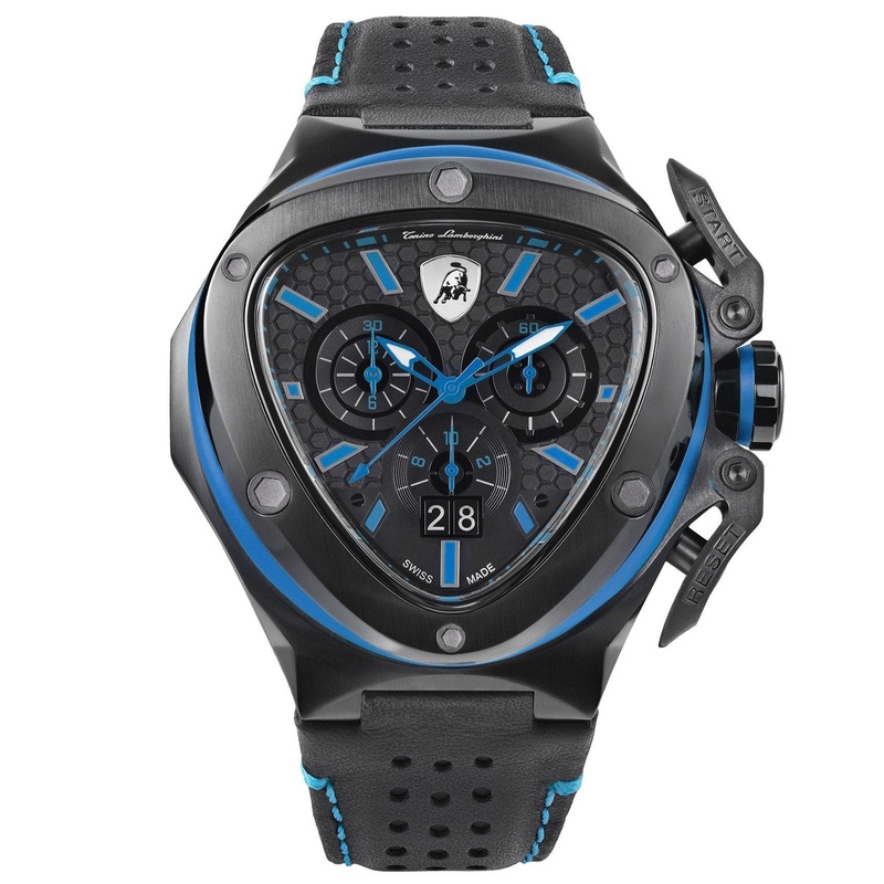 Tonino Lamborghini T9XC Men’s Black Spyder X Chronograph Watch