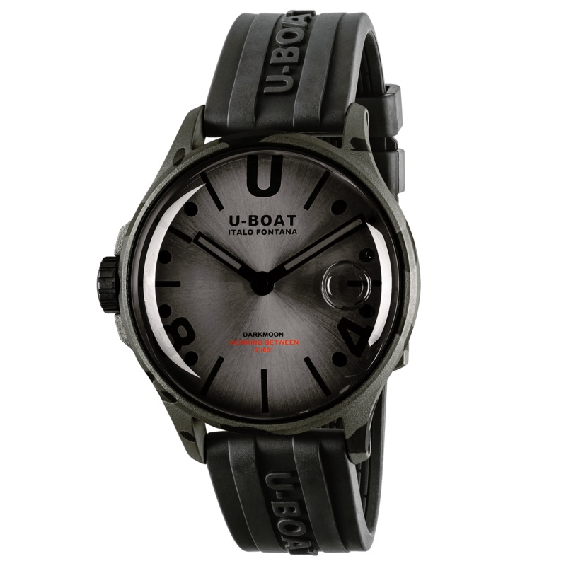 U-Boat Watch Darkmoon 44 GY Camouflage Curved Black 9550