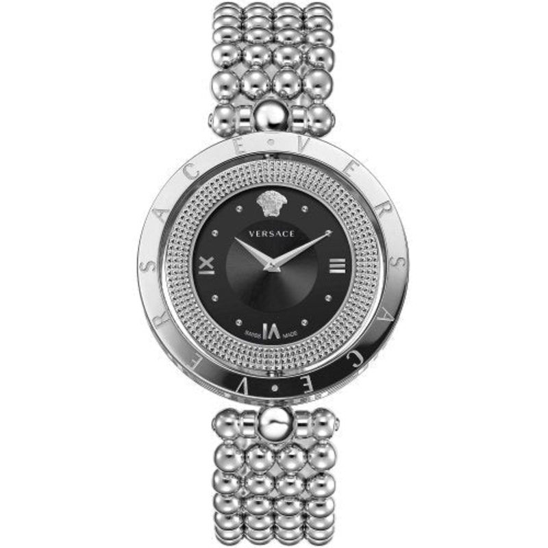 Versace Ladies Watch Eon 34mm Black Bracelet VE7901523