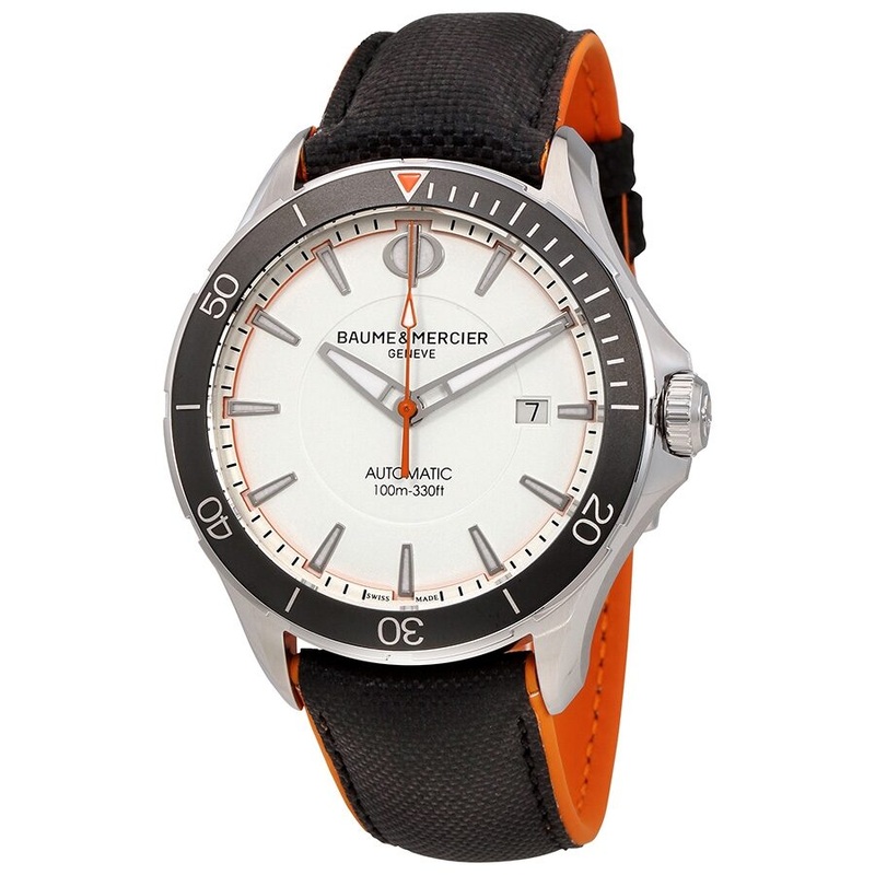 Baume et Mercier Clifton Automatic White Dial Men’s Watch MOA10337