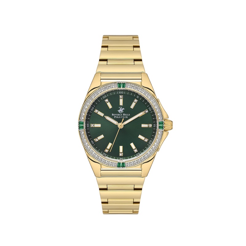 BEVERLY HILLS POLO CLUB Women’s Green Dial Analog watch  BP3587C.170