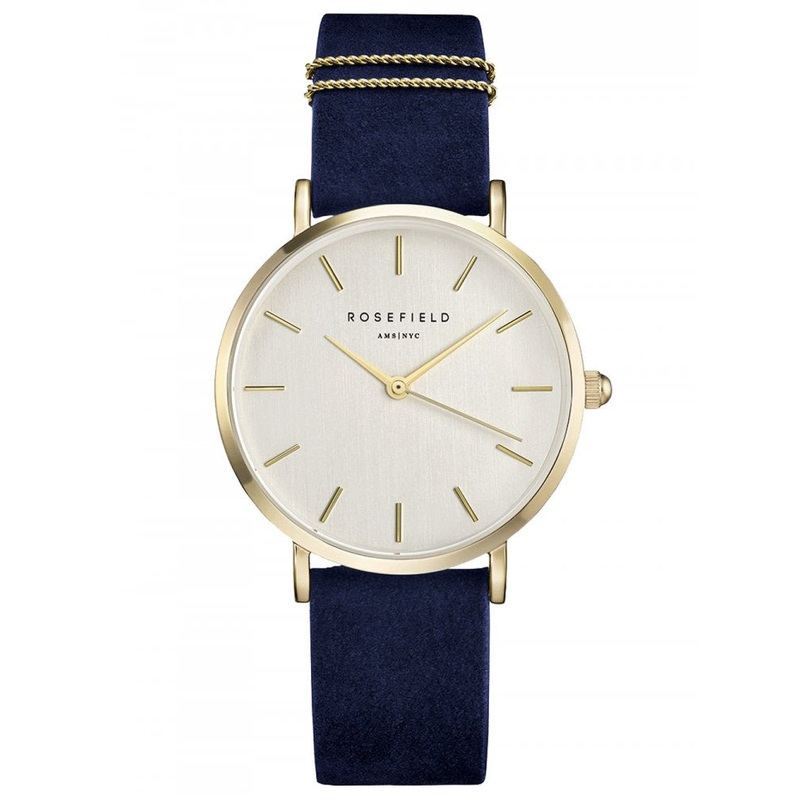 Rosefield WBUG-W70 West Village Blue Gold Women’s Watch 33 Blue Stainless Steel