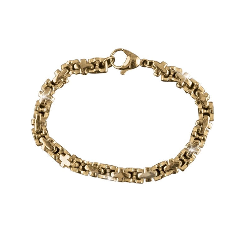 Stanford Men’s Gold Bracelet