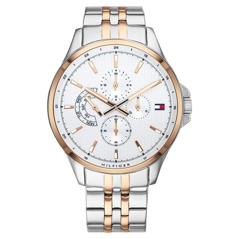 Tommy Hilfiger Multi-function Two Tone Steel Men’s Watch 1791617