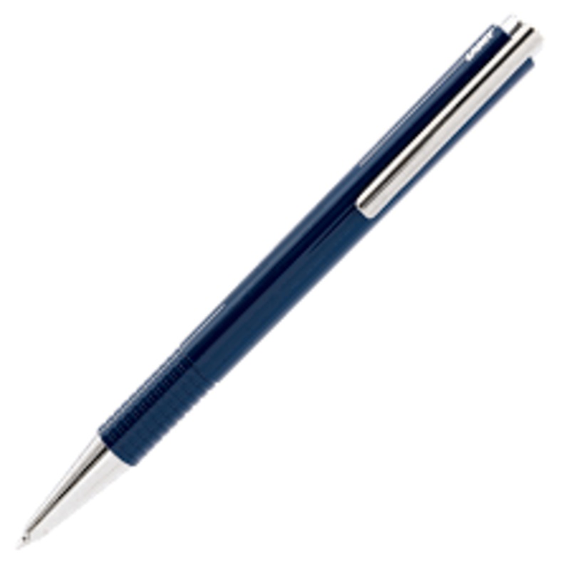 Lamy BallPoint Logo Indigo Medium Nib M16bk blue metal,plastic