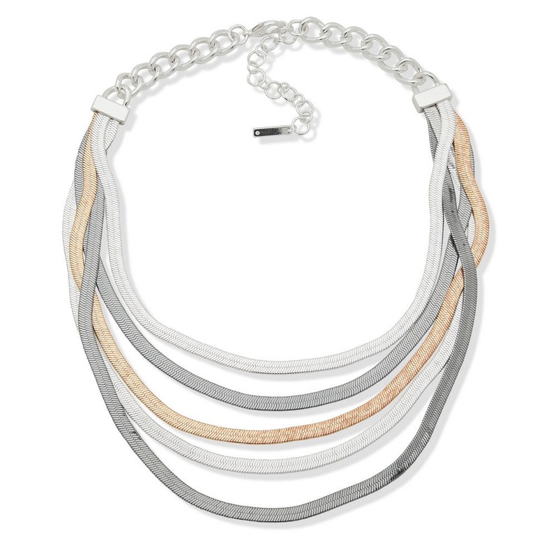 19N00974-Nine West Necklace Default Title metal Necklace