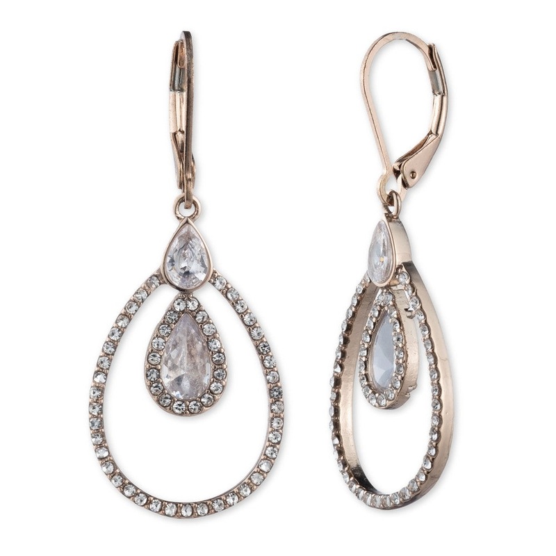 Anne Klein Jewelry 60521130 PIERCED EARRING White STEEL PIERCED EARRING