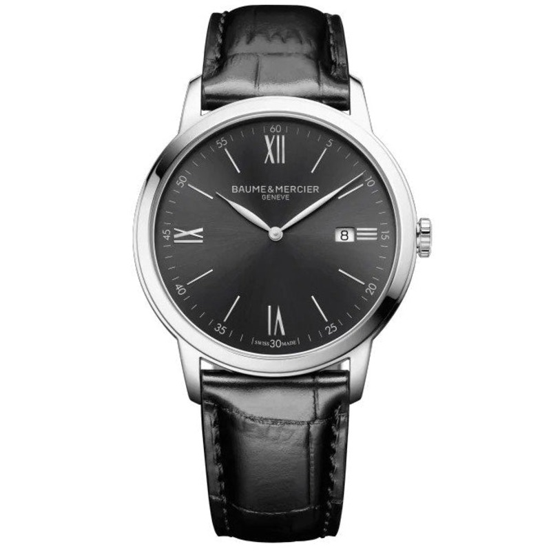 Baume & Mercier Men’s Black Classima Watch 10416