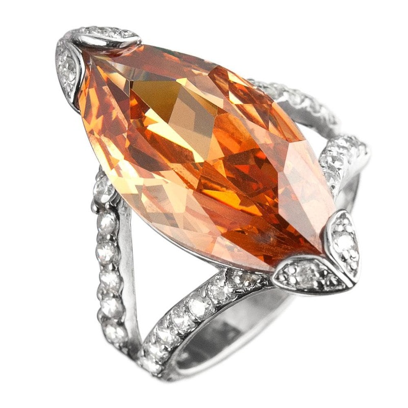 Marquise Champagne Ring 5