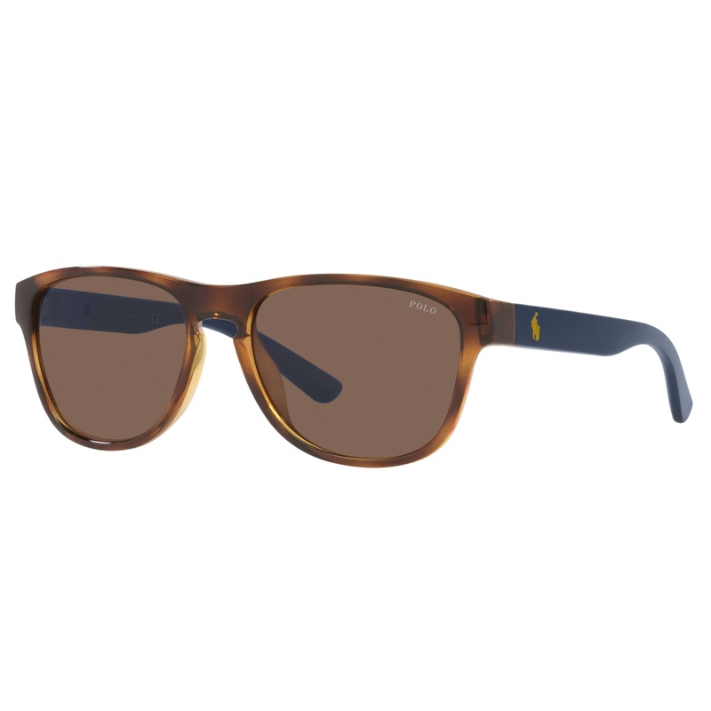 Polo Ralph Lauren 0PH4180U 500373 56 (POL22) Unisex Shiny Havana Sunglasses