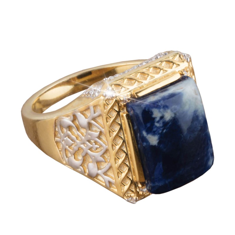 Sodalite Men’s Ring 9