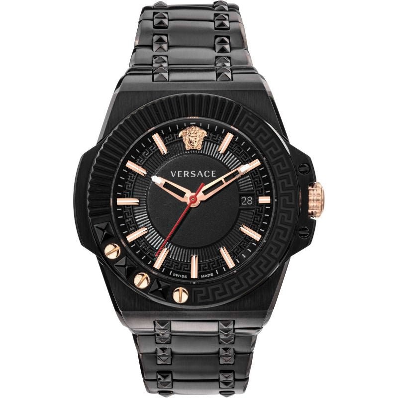 Versace Men’s Watch Chain Reaction Black Bracelet VEDY00719