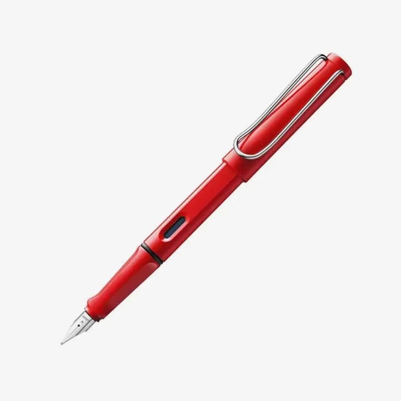 LAMY Safari Fountain Pen red F Red plastic