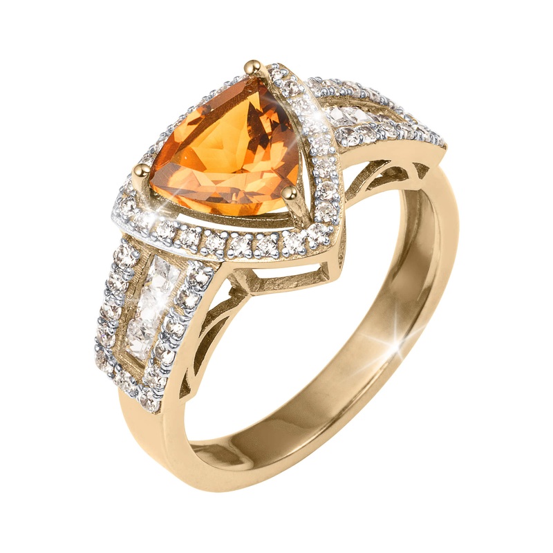 Sunfire Citrine Ring 5