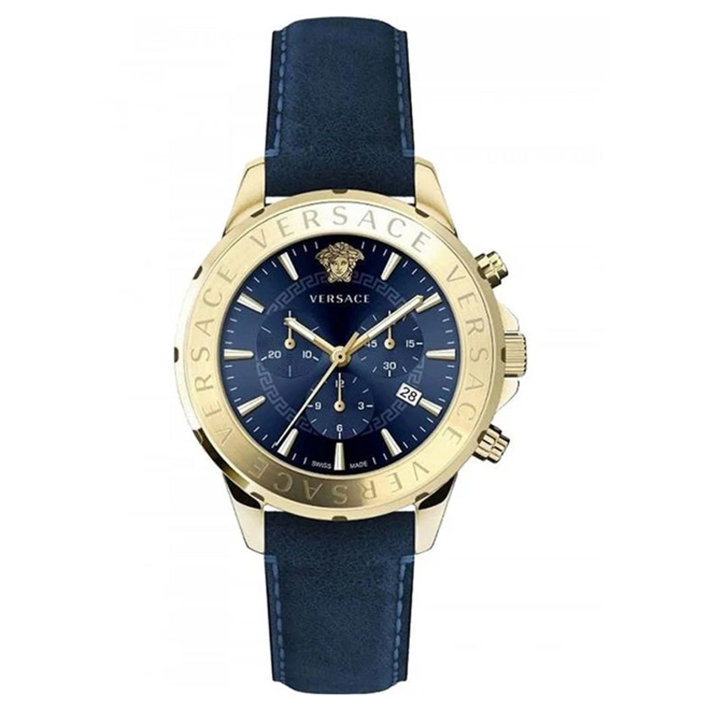 Versace Men’s Watch Chrono Signature Blue VEV601423