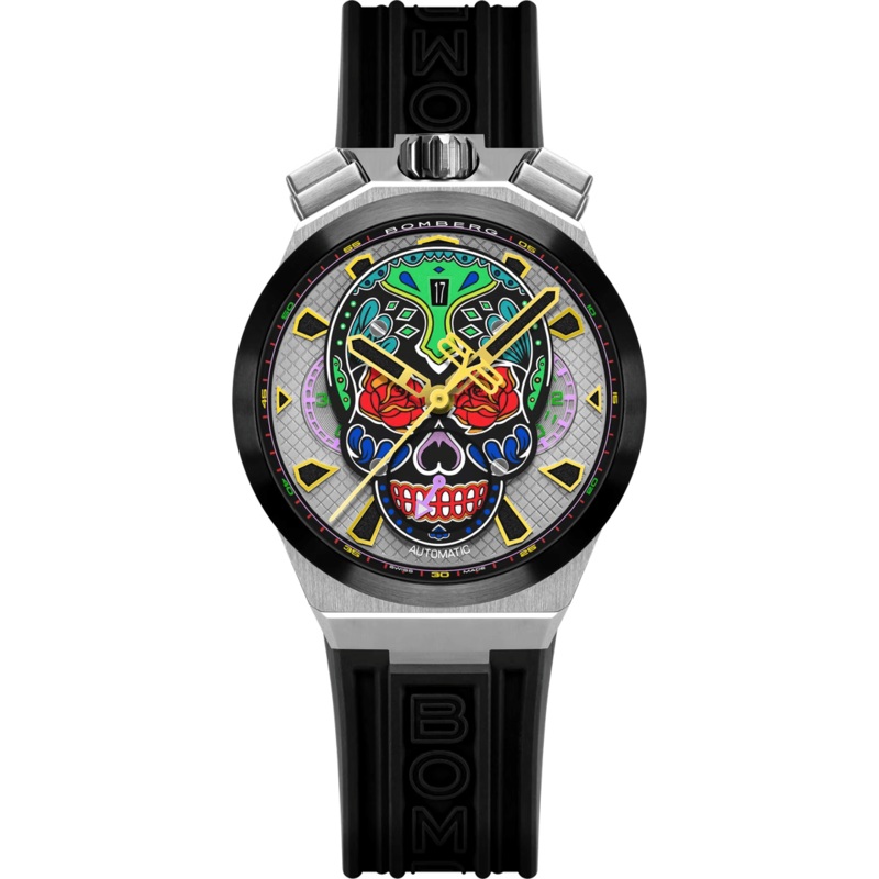 Bomberg Men’s Bolt-68 Neo Calaveras Multicolour Watch BF44CHASP.04-6.12
