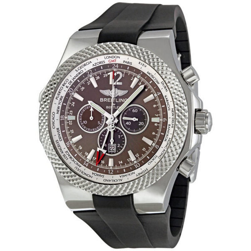 Breitling Bentley GMT Bronze Dial Chronograph Men’s Watch A4736212-Q554BKRD BTA4736212/Q554