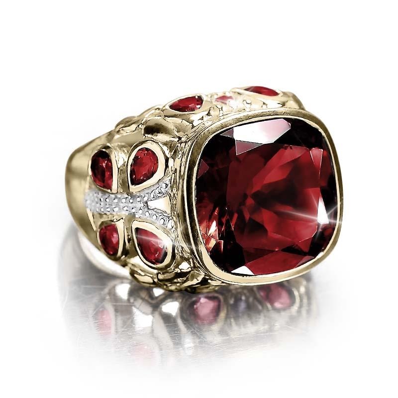 Springtime Garnet Ring 8