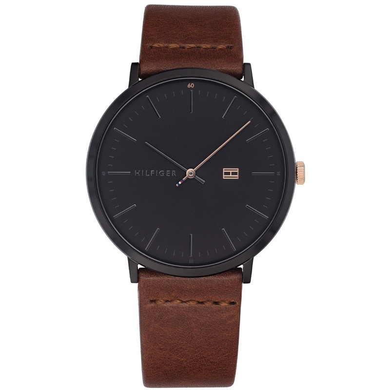 Tommy Hilfiger Men’s Brown Leather Watch 1791461