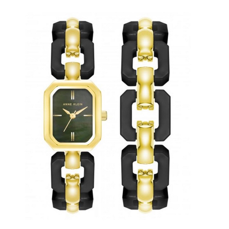 Anne Klein AK/4078BKST Women’s Watch 32 Black Stainless Steel