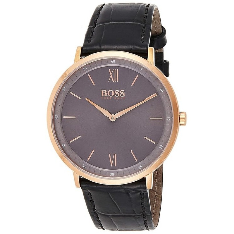 Hugo Boss Essential Analogue Gray Dial Men’s Watch 1513649 40 Grey Stainless Steel
