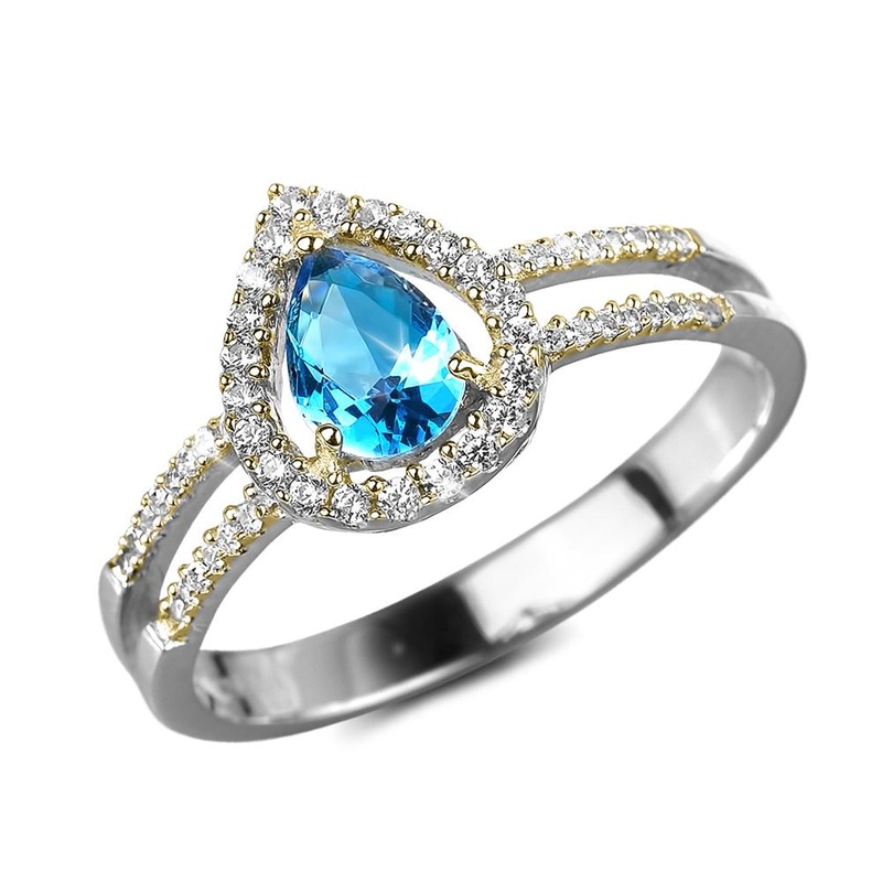 Dewdrop Halo Ring 6