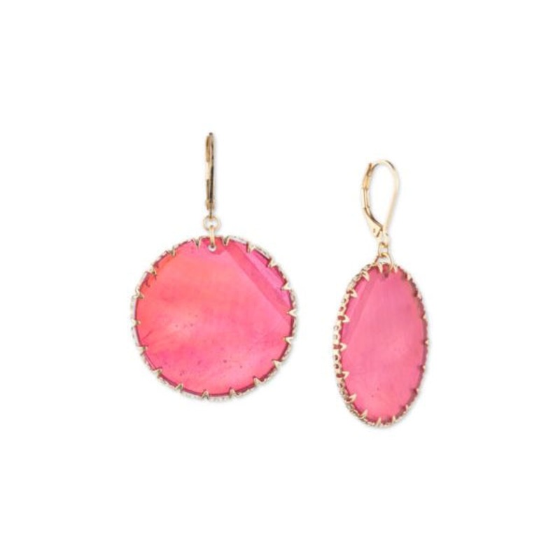 LONNA & LILLY JEWELRY 15G00015 PIERCED EARRING Pink Brass PIERCED EARRING